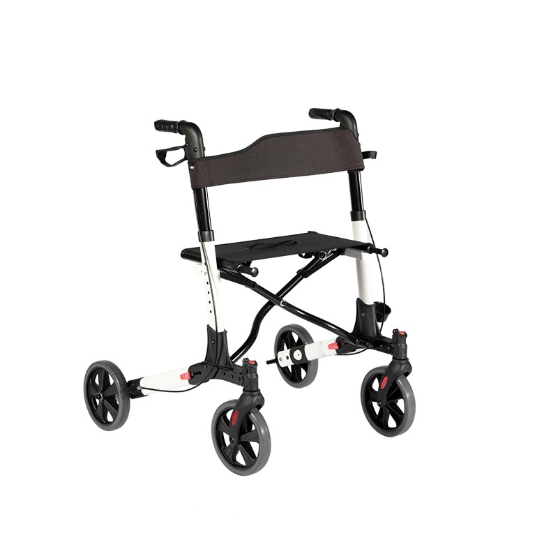 Jago® Deambulatore Pieghevole 4 Ruote Rollator Carrello Anziani Disabili  Walker